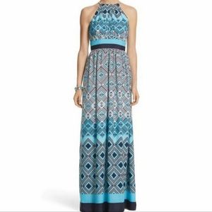 WHBM CUT-IN MAXI DRESS WITH NECKLACE, Size M